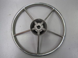 5-Spaaks rvs stuurwiel luxe - Afbeelding 4